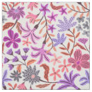 Search for bold floral fabric Pink