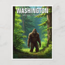 Search for sasquatch postcards Pacific northwest