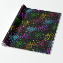 Search for fireworks wrapping paper Colorful