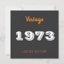 Search for 1973 invitations Limited edition