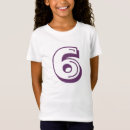 Search for number 6 tshirts Birthday