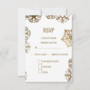 Search for food choice rsvp cards Gold