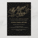 Search for black stars invitations Elegant