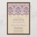 Search for lavender and brown wedding invitations Lilac