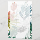 Search for watercolor stationery paper Flowers