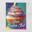 Search for colourful cupcake postcards Sprinkles