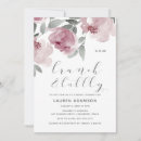 Search for dusty rose bridal shower invitations Watercolor