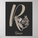 Search for monogram r posters Elegant