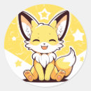 Search for kawaii fox stickers Happy