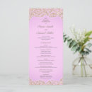 Search for pink wedding programs Formal