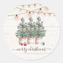 Search for rustic christmas stickers Pine trees