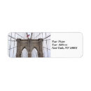 Search for brooklyn bridge return address labels Architecture
