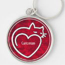 Search for love logo key rings Cats