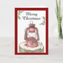 Search for vintage lantern christmas cards Holly