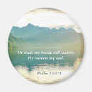 Search for psalm 23 magnets He restores my soul