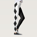 Search for black and white diamond pattern leggings Chic