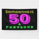 Search for 50th birthday banners 50 and fabulous
