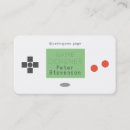 Search for playing game business cards Player