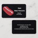 Search for hot dog business cards Sausage