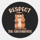 Search for respect stickers Groundhog