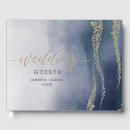Search for monogrammed wedding guest books Newly weds