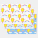 Search for hot air balloon wrapping paper Pattern
