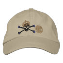 Search for skull and crossbones hats Embroidered