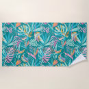 Search for tropical beach towels Flowers