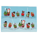 Search for christmas train gift bags Santa