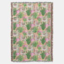 Search for pink llama blankets Cactus