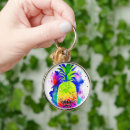Search for watercolor pineapple key rings Summer
