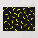Search for yellow bananas postcards Black