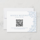 Search for line rsvp cards Dusty blue