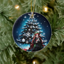 Search for mystical christmas tree decorations Snowflakes