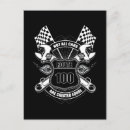 Search for racing flags postcards Cars