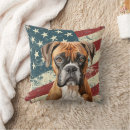 Search for boxer dog cushions Watercolor