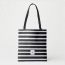 Search for black and white stripes tote bags Cool