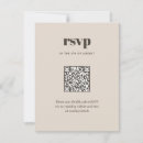 Search for qr code wedding rsvp cards Modern