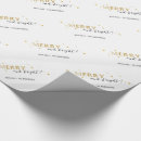 Search for golden wrapping paper Merry and bright