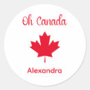 Search for made in canada stickers Red and white