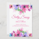 Search for floral 60th birthday invitations Calligraphy script