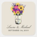 Search for sunflower mason jar stickers Bridal shower