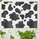 Search for cow print tea towels Black and white