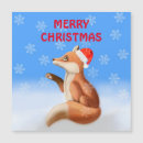 Search for red fox christmas cards Cute