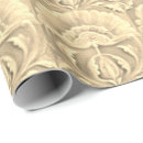 Search for cream and gold wrapping paper Vintage