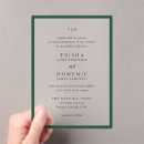 Search for elegant emerald green wedding invitations Formal
