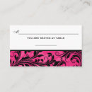 Search for thank you wedding place cards Black and white