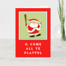 Search for santa baseball christmas cards Coach
