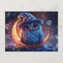 Search for fantasy owl postcards Night