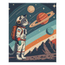 Search for astronaut posters Cat in space